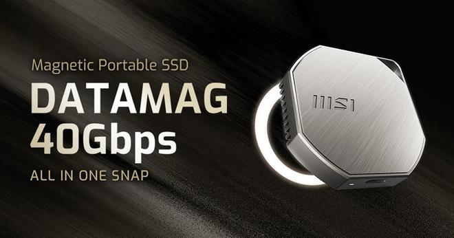 DATAMAG 40Gbps至高 4TB 容量开元棋牌app微星推出USB4磁吸移动固态硬盘(图2)