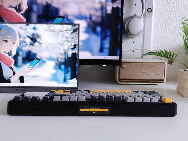 99带您解锁机械键盘新形态开元棋牌触控大屏加持狼蛛L(图8)